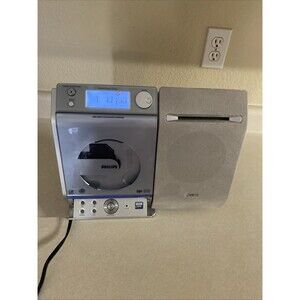 Philips  Micro Stereo System MCM275 CD Radio w/ Speaker MP3   NO Remote